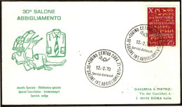 ITALIA TORINO 1970 - 30° SALONE INTERNAZIONALE DELL'ABBIGLIAMENTO - BUSTA VIAGGIATA - M - Textile
