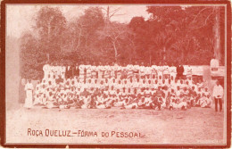 S. SÃO TOMÉ - Roça Queluz - Fórma Do Pessoal - Sao Tome Et Principe