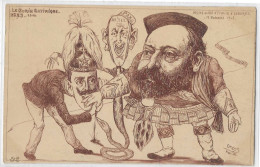 RARE - ORENS DENIZARD - 1903 -  LE BURIN SATIRIQUE N° 35 - ROI ITALIE LONDRES  - POLITIQUE - CARICATURE - Orens