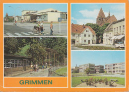 D-18507 Grimmen - Alte Ansichten - Erich-Weinerd-Oberschule - Konsum Gaststätte "Treffpunkt" - 2x Nice Stamp "fish" - Grimmen