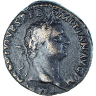 Monnaie, Domitien, As, 82, Rome, TTB, Bronze, RIC:110 - Les Flaviens (69 à 96)