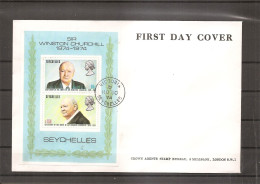 Churchill ( FDC Des Seychelles De 1974 à Voir) - Sir Winston Churchill