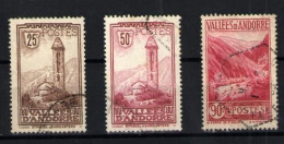Andorra Francesa Nº 31,35 Y 38. Año 1932 - Used Stamps