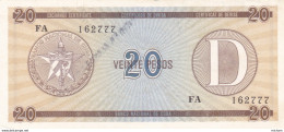 Billet  A Identifier    Vingt Pesos  Etat Neuf - Cuba