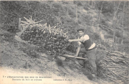 89-L'EXPLOITATION DES BOIS EN BOURGOGNE- DESCENTE DU BOIS EN TRAINEAU - Sonstige & Ohne Zuordnung