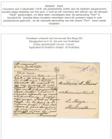 CP Leuven Griffe BETAALD PAYE 10 Griffe LEUVEN/LOUVAIN 1 > Holland La Haye D 85 CP Pas Datée - Fortune Cancels (1919)