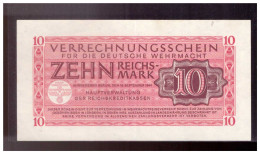 Dt-Reich (022709) 10 Reichsmark Verrechnungsschein Für Die Deutsche Wehrmacht - Verrechnungsscheine - Dt. Wehrmacht