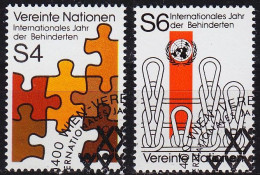 UNO Wien Vienna Vienne [1981] MiNr 0017-18 ( O/used ) - Oblitérés