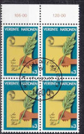 UNO Wien Vienna Vienne [1982] MiNr 0023 4er ( O/used ) - Used Stamps