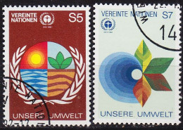 UNO Wien Vienna Vienne [1982] MiNr 0024-25 ( O/used ) - Oblitérés