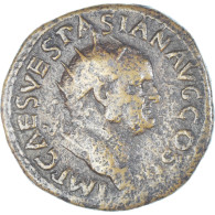 Monnaie, Vespasien, Dupondius, 71, Rome, TB+, Bronze, RIC:279 - La Dinastia Flavia (69 / 96)