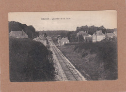 CPA 53 Ernée Quartier De La Gare Chemin De Fer Train - Ernee