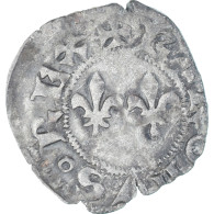 Monnaie, France, Charles VI, Denier Tournois, 1380-1422, 2nd Emission, TB+ - 1380-1422 Karl VI. Der Vielgeliebte