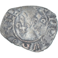 Monnaie, France, Charles VI, Denier Tournois, 1380-1422, 1st Emission, TB+ - 1380-1422 Carlo VI Il Beneamato