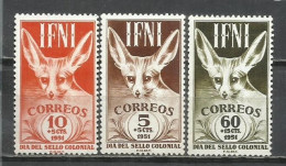 8526C-SERIE COMPLETA MNH** IFNI COLONIA ESPAÑOLA 1951 Nº76/78 AFRICA - Ifni