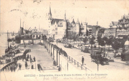 BELGIQUE - ANVERS - Débarcadère Place Et Musée Du Steen - Vue Du Promenoir - Carte Postale Ancienne - Antwerpen