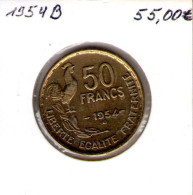 France. 50 Francs Guiraud 1954 B - 50 Francs