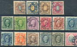 SWEDEN 1891-92 Definitive Set With Shades, Used. Michel 41-53 - Usati