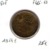 France. 50 Francs Guiraud 1954 B - 50 Francs