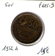 France. 50 Francs Guiraud 1952 B - 50 Francs