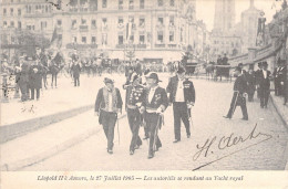 BELGIQUE - ANVERS - Léopold II à Anvers Le 27 07 1905 - Carte Postale Ancienne - Antwerpen