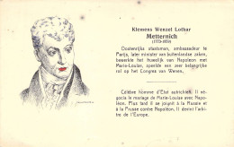 CELEBRITE - HOMME POLITIQUE - Klemens Wenzel Lothar - Napoléon - Carte Postale Ancienne - Hommes Politiques & Militaires