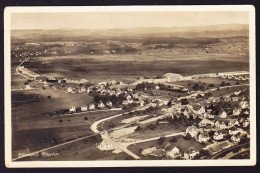 1929 Mit Feldpost Gelaufene Foto AK: Flugplatz Dübendorf. Flugansicht. - Dübendorf