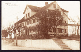 1924 Gelaufene Foto AK Waltikon, Forchbahn Station. Gestempelt ZUMIKON Nach Prag. - Laufen-Uhwiesen 