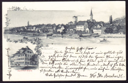 1906 Gelaufene Kunst AK: Kehlhof, Stäfa Mit Gasthaus Krone. - Stäfa