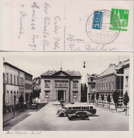 Bad Oldesloe - Markt  (Reisebus / Stormann-Schau)     1950 - Bad Oldesloe