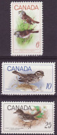 4753r) Canada Mint No Hinge Bird Set 1969  - Pics & Grimpeurs