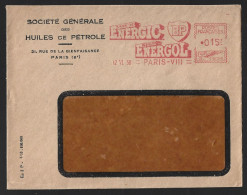Oil. Huiles BP. Mechanical Franchise S. G. Huiles De Petroleo BP, Circulated 1950. Fuel For Vehicles. Aufkleber Unlauf - Aardolie
