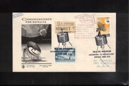 Argentina 1969 Space / Weltraum Communications By Satellites Interesting Registered Letter - América Del Sur