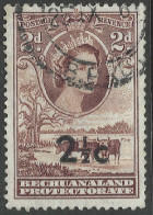 Bechuanaland Protectorate. 1961 Decimal Surcharges. 2½c On 2d Used SG 159 - 1885-1964 Bechuanaland Protettorato