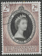 Bechuanaland Protectorate. 1953 QEII Coronation. 2d Used SG 142 - 1885-1964 Protectorat Du Bechuanaland