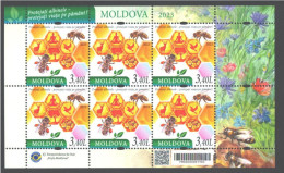 2023 Moldova  Apiculture. Protect The Bees - Protect Life On Earth! ,  Sheetlet **MNH - Abeilles