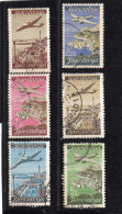 Yougoslave: Année 1947 Lot De6 Valeurs  PA N° 17 à 22 Oblitérés - Luftpost