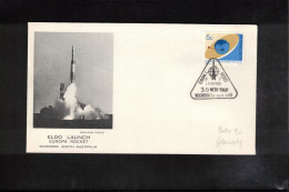 Australia 1968 Woomera ELDO Rocket Europa 1 F7 Launch Interesting Cover - Oceania