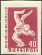 HUNGARY - EUROPEAN  GAMES WRESTLING  IMPERF. - **MNH - 1958 - Lotta