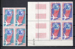 MADAGASCAR  PA  N° 93 + 94  BLOCS DE QUATRE EXEMPLAIRES  NEUFS SANS CHARNIERE  COTE  10.00€    UPU - Madagascar (1960-...)