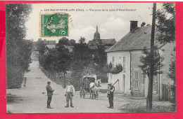 CPa 18- LES AIX D'ANGILLON, Vue Prise De La Route D'Henrichemont, N°1, Voyagée En 1911, Voir Scanne - Les Aix-d'Angillon