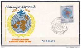 Maroc Enveloppe Premier Jour Oblitérée - 1973 - Maroc (1956-...)