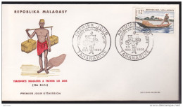 Madagascar - Michel N° 541 Oblitéré 22/11/1965 - FDC - Premier Jour - Transports Malgaches - Madagascar (1960-...)