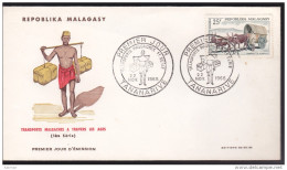 Madagascar - Michel N° 542 Oblitéré 22/11/1965 - FDC - Premier Jour - Transports Malgaches - Madagascar (1960-...)