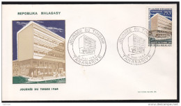 Madagascar - Michel N° 520 Oblitéré 08/05/1964 - FDC - Premier Jour - Journée Du Timbre - Madagascar (1960-...)