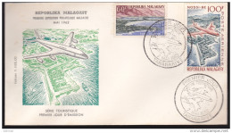 Madagascar - Michel N° 481 Et 482 Oblitéré 07/05/1962 - FDC - Premier Jour - Touristique - Madagascar (1960-...)