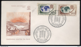 Cameroun - FDC Campagne Mondiale Contre La Faim Yaounde - 21/03/1963 - Cameroun (1960-...)