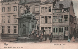 BELGIQUE - Liege - Fontaine St Jean - Animé Et Colorisé - Nels Serie 34 N°52 - Carte Postale Ancienne - Liege