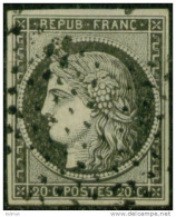 France N° 3 Oblitéré étoile - Très Joli Très Frais 4 Belles Marges - Cote 600 Euros - Prix De Départ 200 Euros - 1849-1850 Ceres