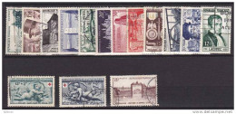 France Année 1952 N° 919 à 939 (absent Série 930/935) Oblitéré - Cote 46 Euros - Prix De Départ 10 Euros - 1950-1959